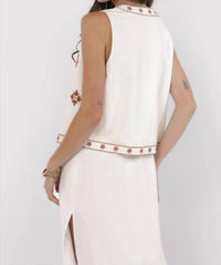 Sadie & Sage - Warm Horizon Embroidered Vest