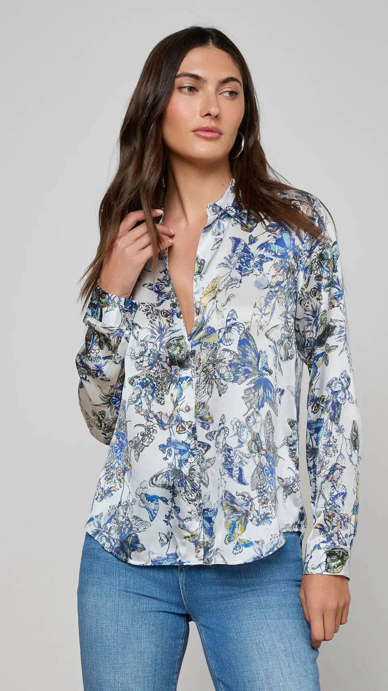L'Agence - Tyler Silk Blouse