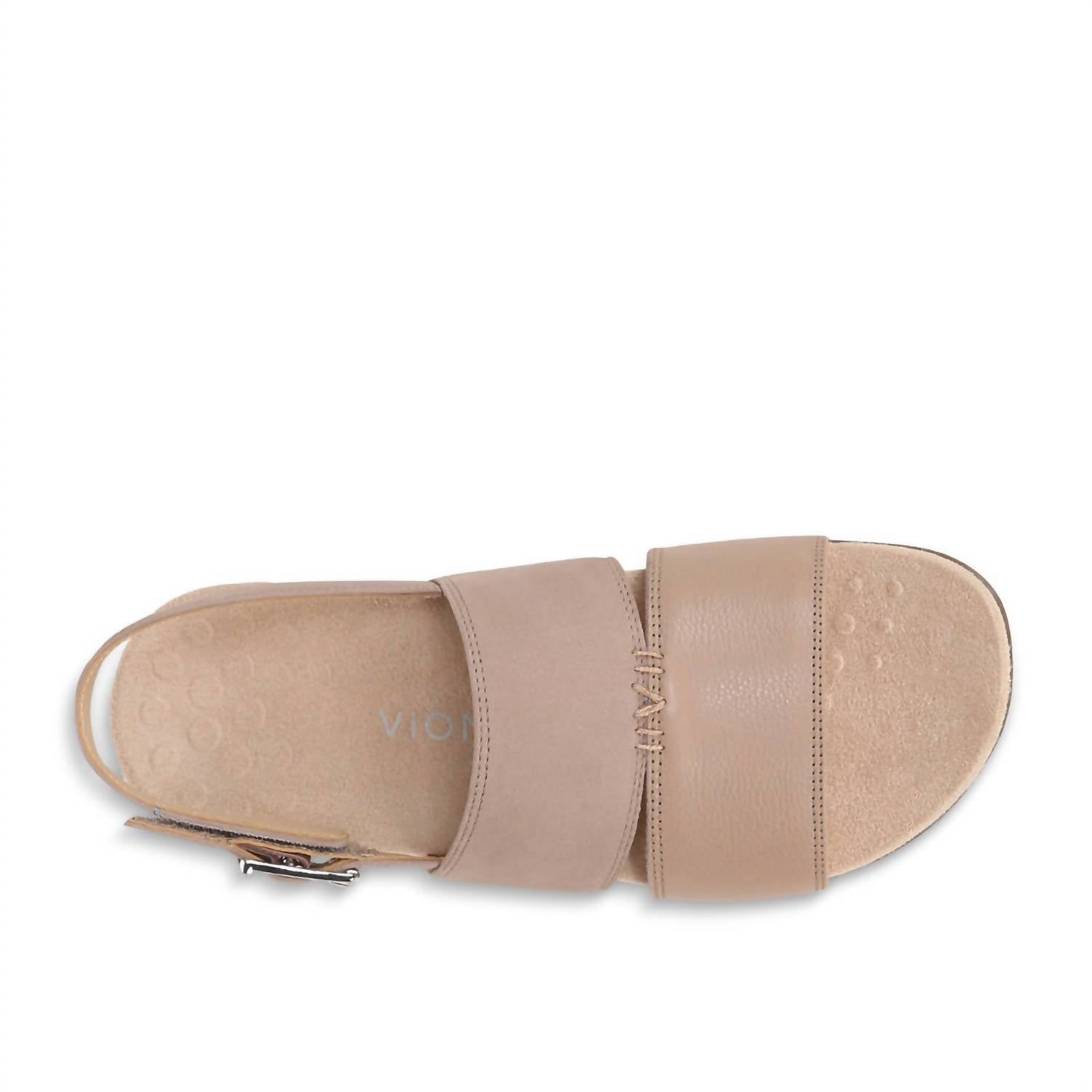 VIONIC Women's Morro Sandal in taupe - women's sandal - alternate view