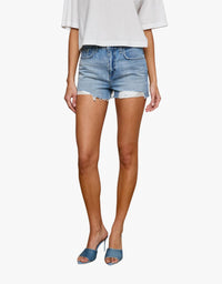 L'Agence Clark High Rise Shorts in galveston - women's shorts - view 4