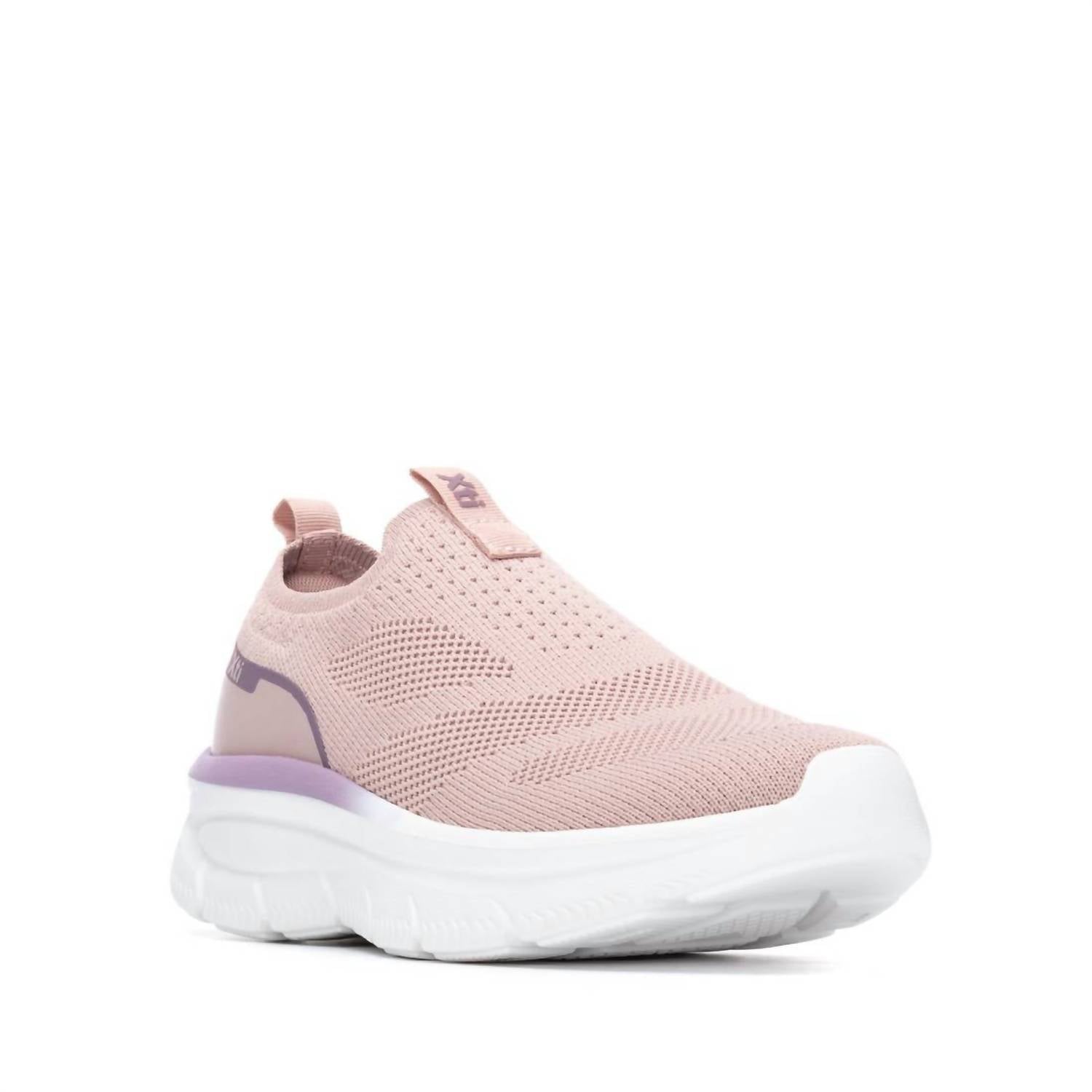 Xti Women's Textile Slip-on in nude - women's sneaker - alternate view