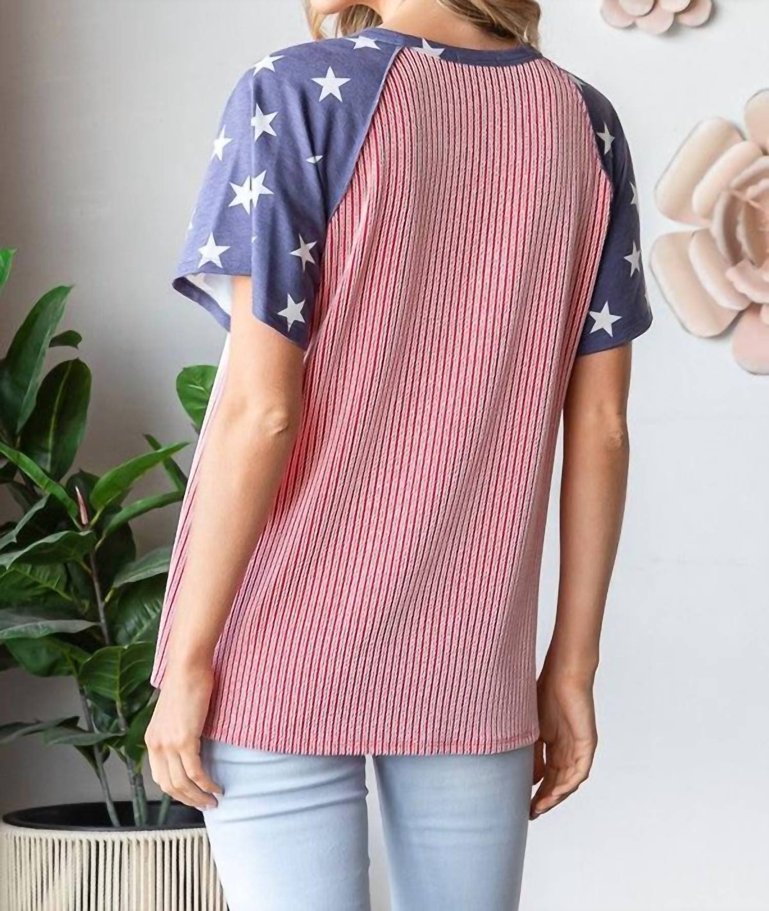 Heimish Usa - American Star Button Up Top