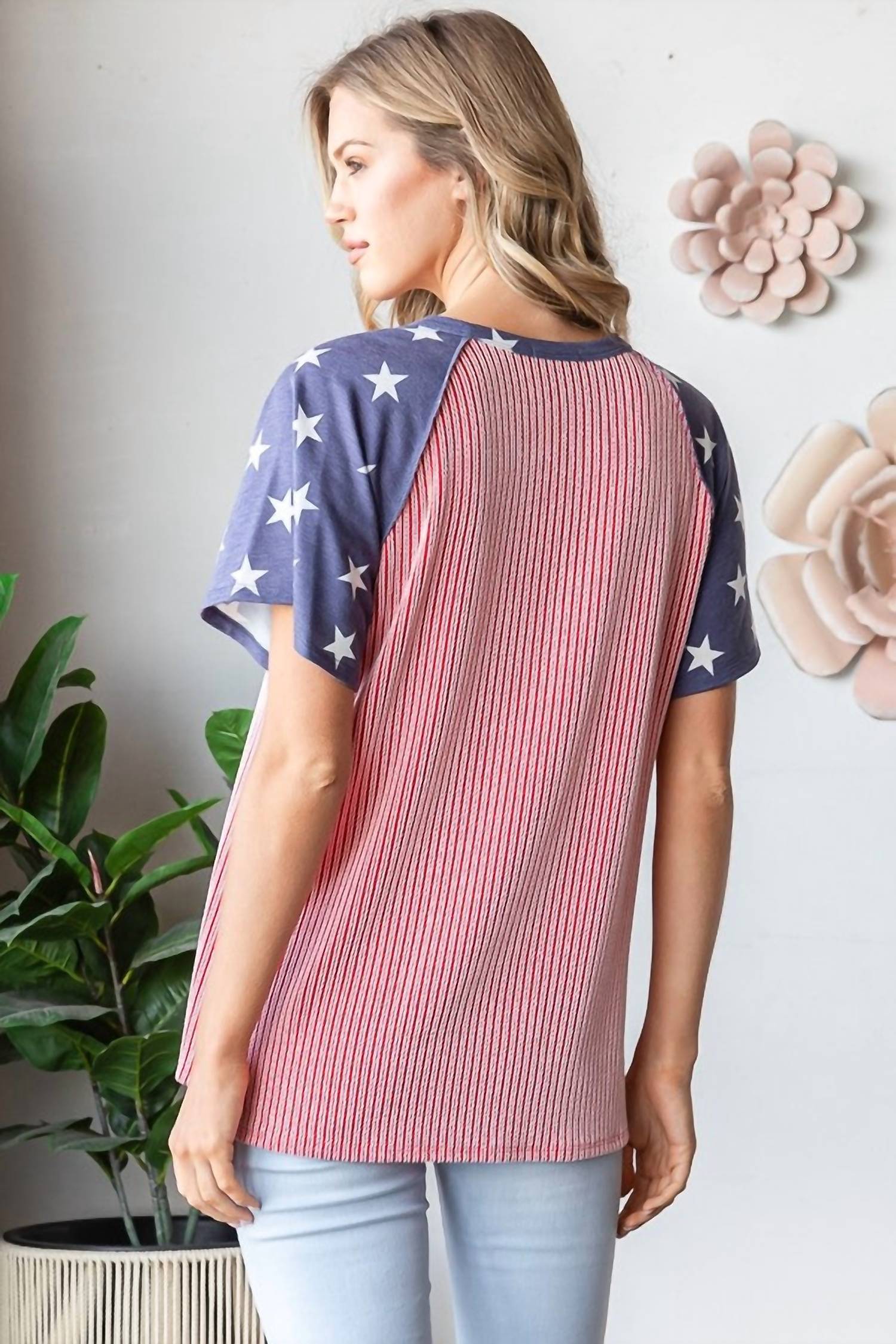 Heimish Usa - American Star Button Up Top