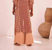 Nekane - Terracota Printed Kimono