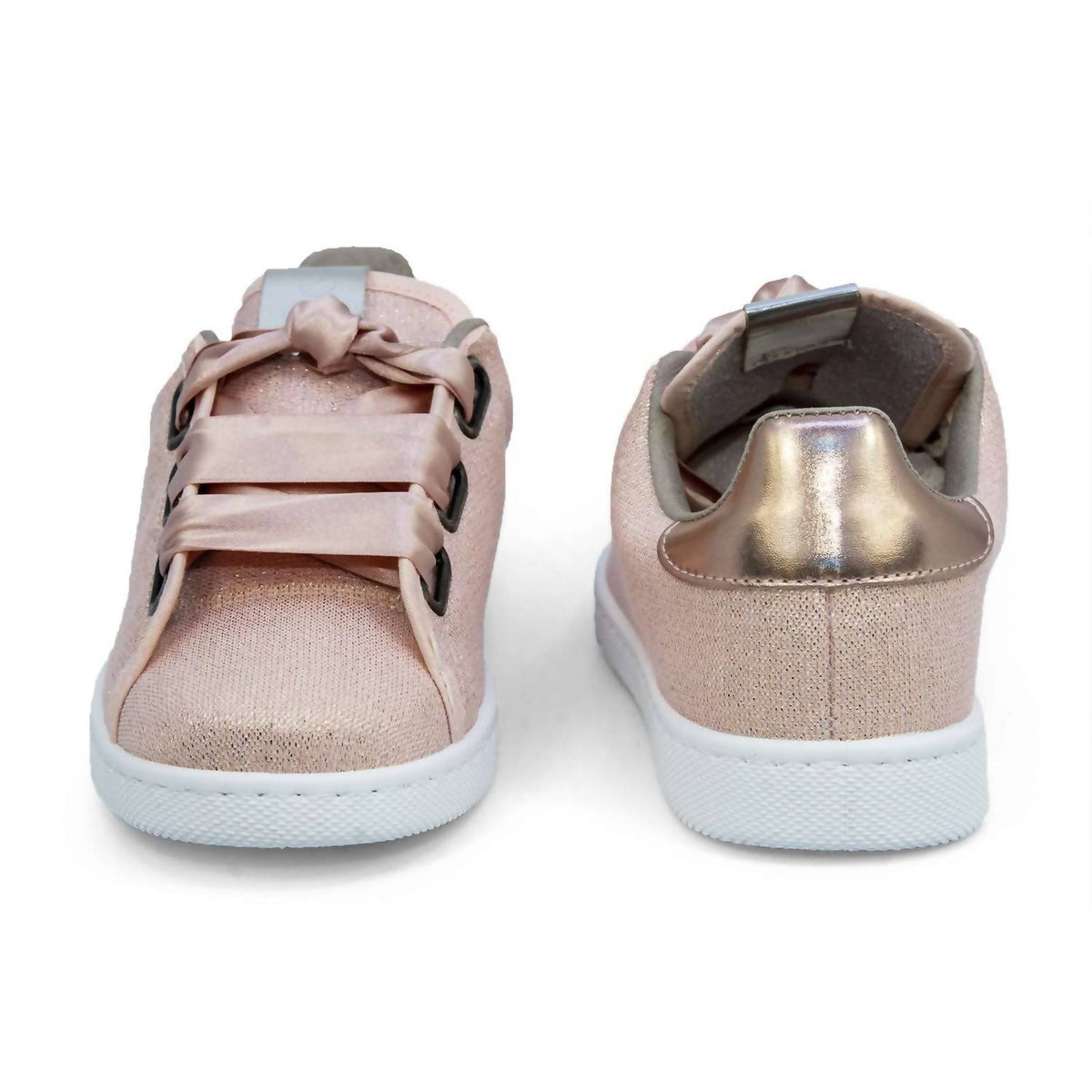 Victoria - Women's Satin Ribbon Lace-up Sneakers