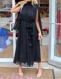 ELLIATT Melissa Maxi Dress in black - women's dress - alternate view