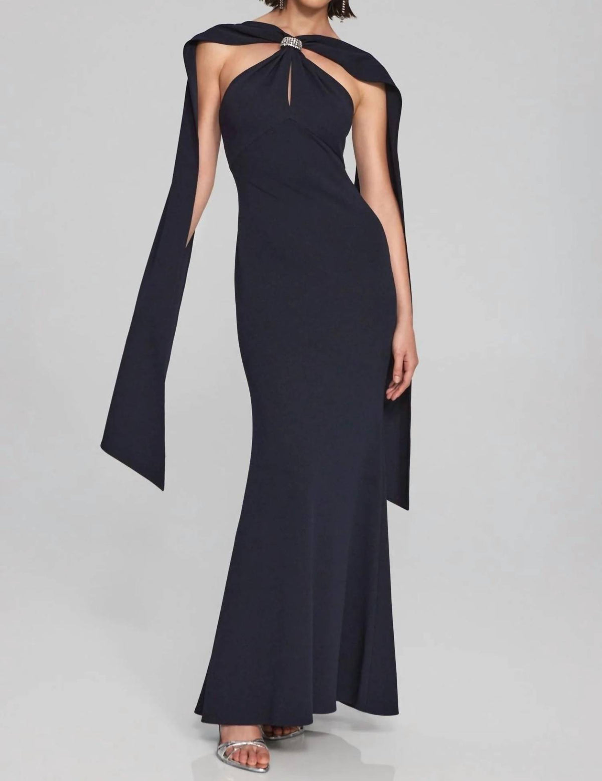 Joseph Ribkoff - Drape Sleeve Long Dress