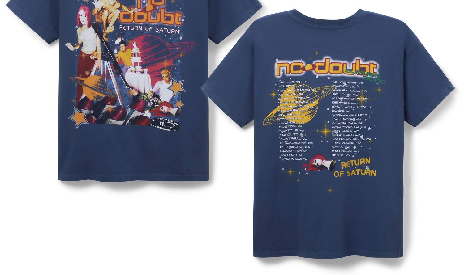 Daydreamer - No Doubt Return Of Saturn Collage Merch Short Sleeve Top