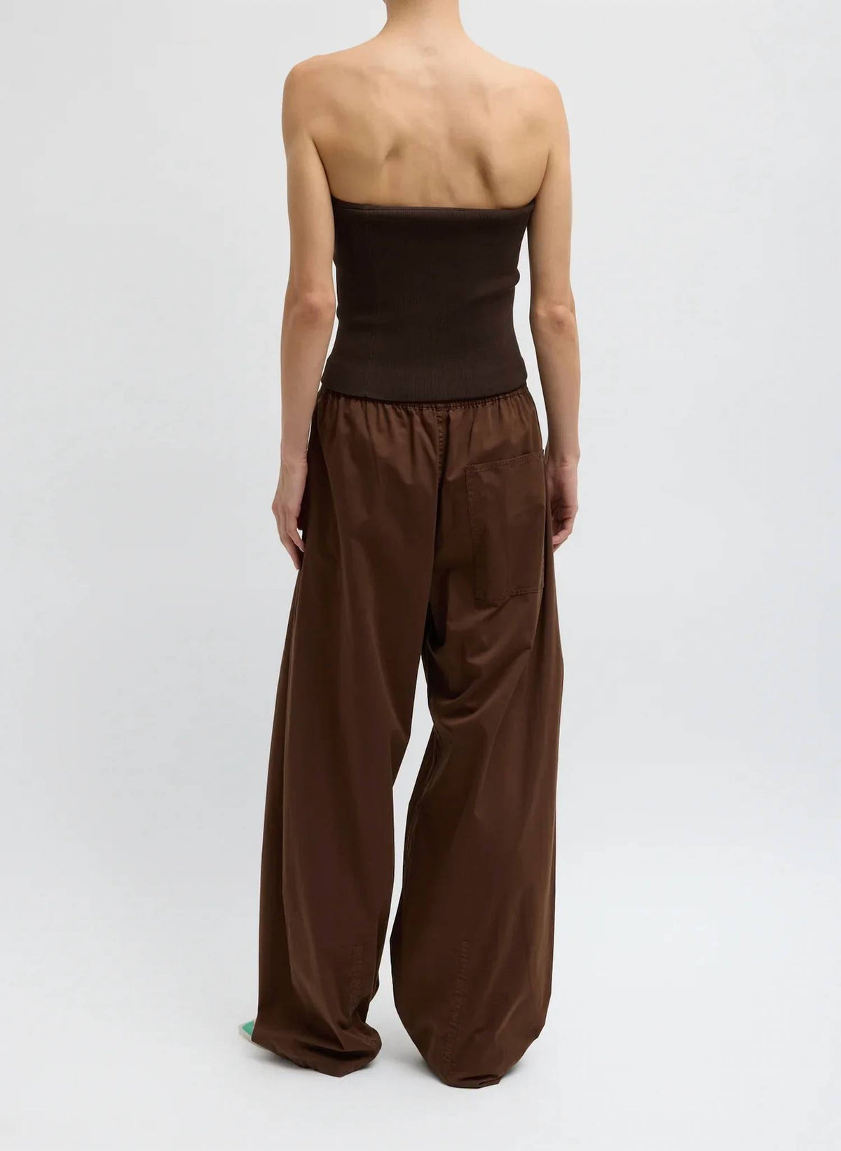 Tibi - Garment Dyed Silky Cotton Winslow Pants