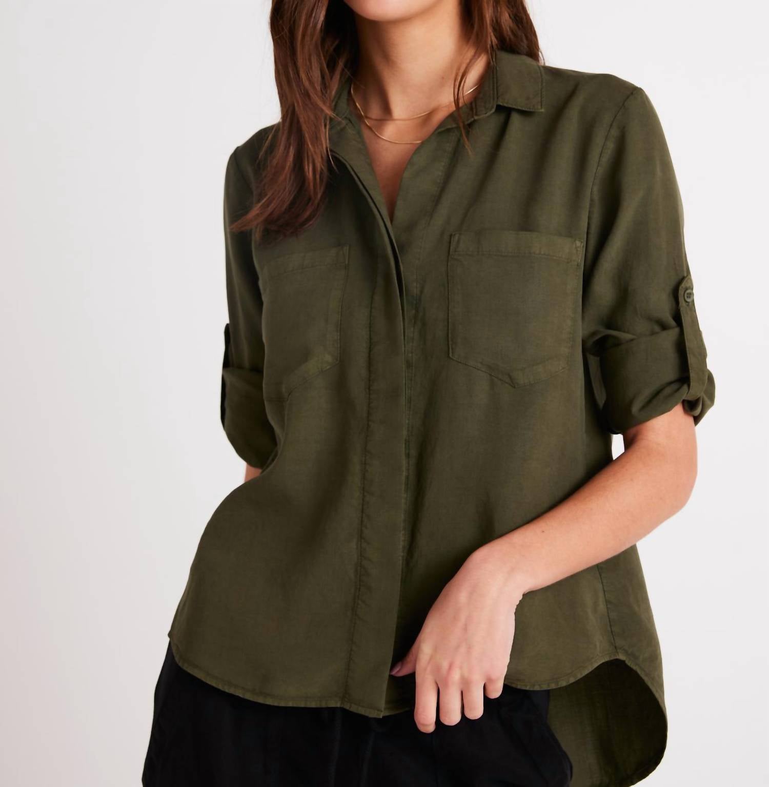 Bella Dahl - Split Back Button Down Shirt