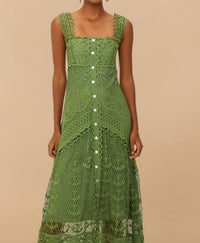 Farm Rio - Nautical Guipire Maxi Dress