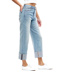 Hidden - Ella Wide Cuff Jeans