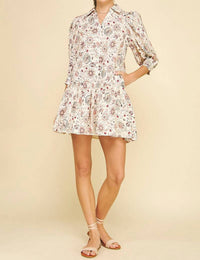 Pinch - Print Button Down Mini Dress