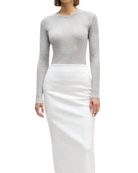 Enza Costa - Cashmere Cotton Pointelle Long Sleeve
