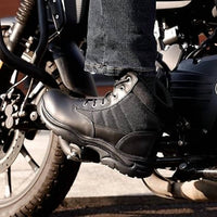 Nortiv8 Men's Faux Leather Lace-Up High Top Waterproof Tactical Boots in black - men's boots - view 4