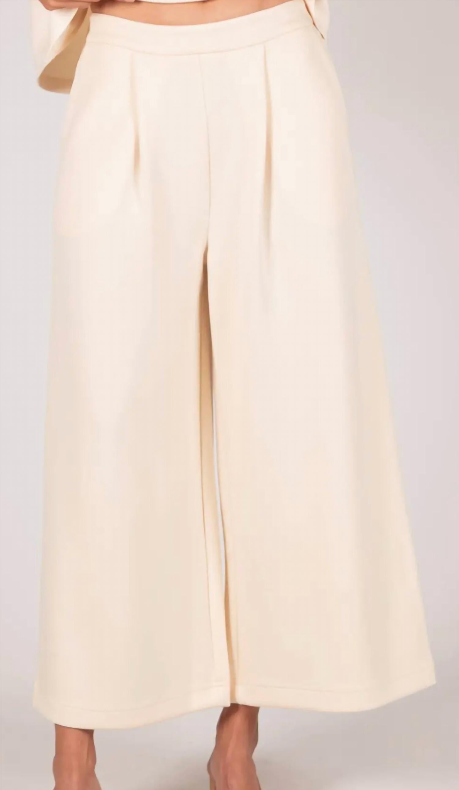 Collective - Modal Wide Leg Culotte Pants
