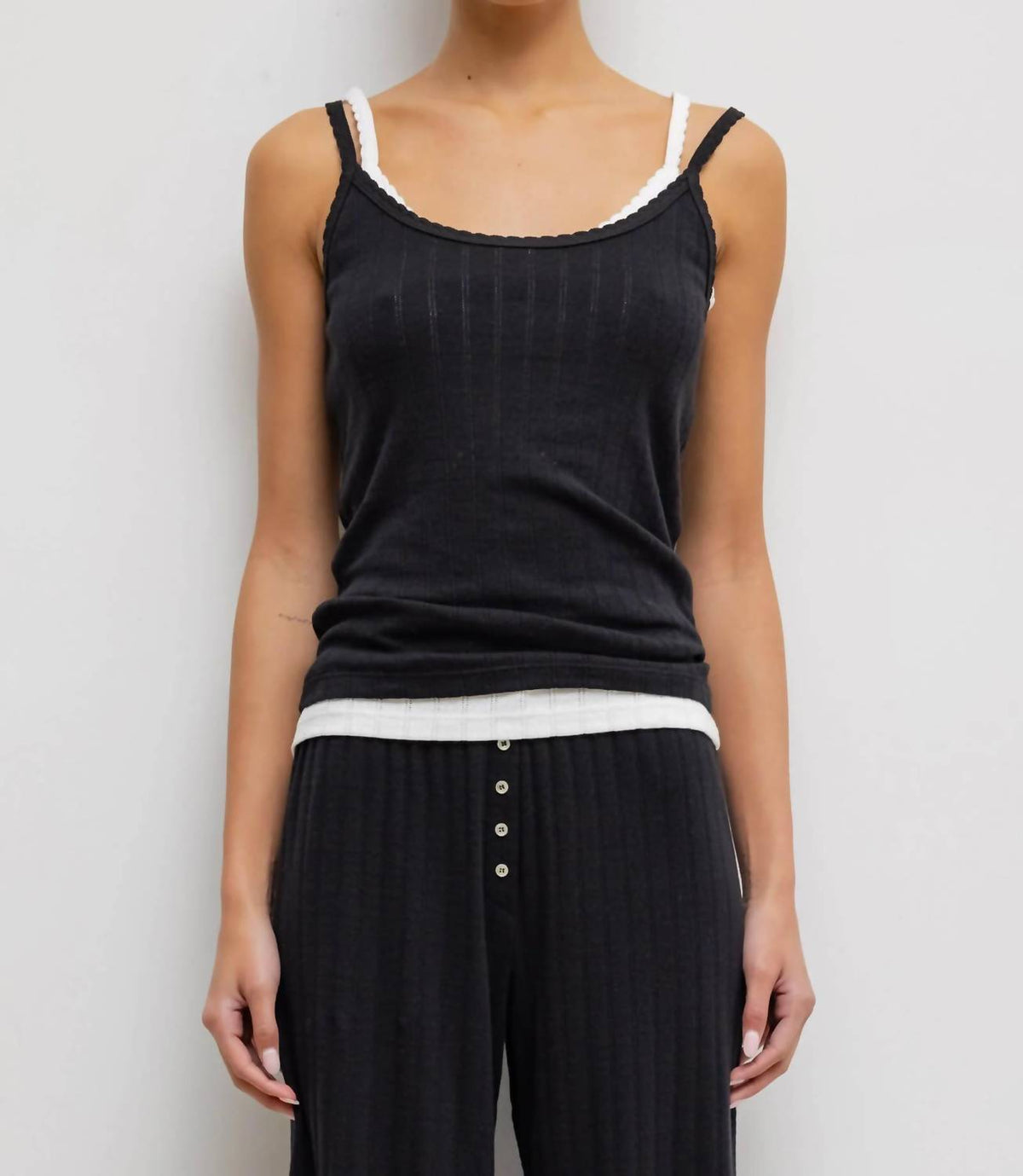 Leset - Pointelle Tank Top