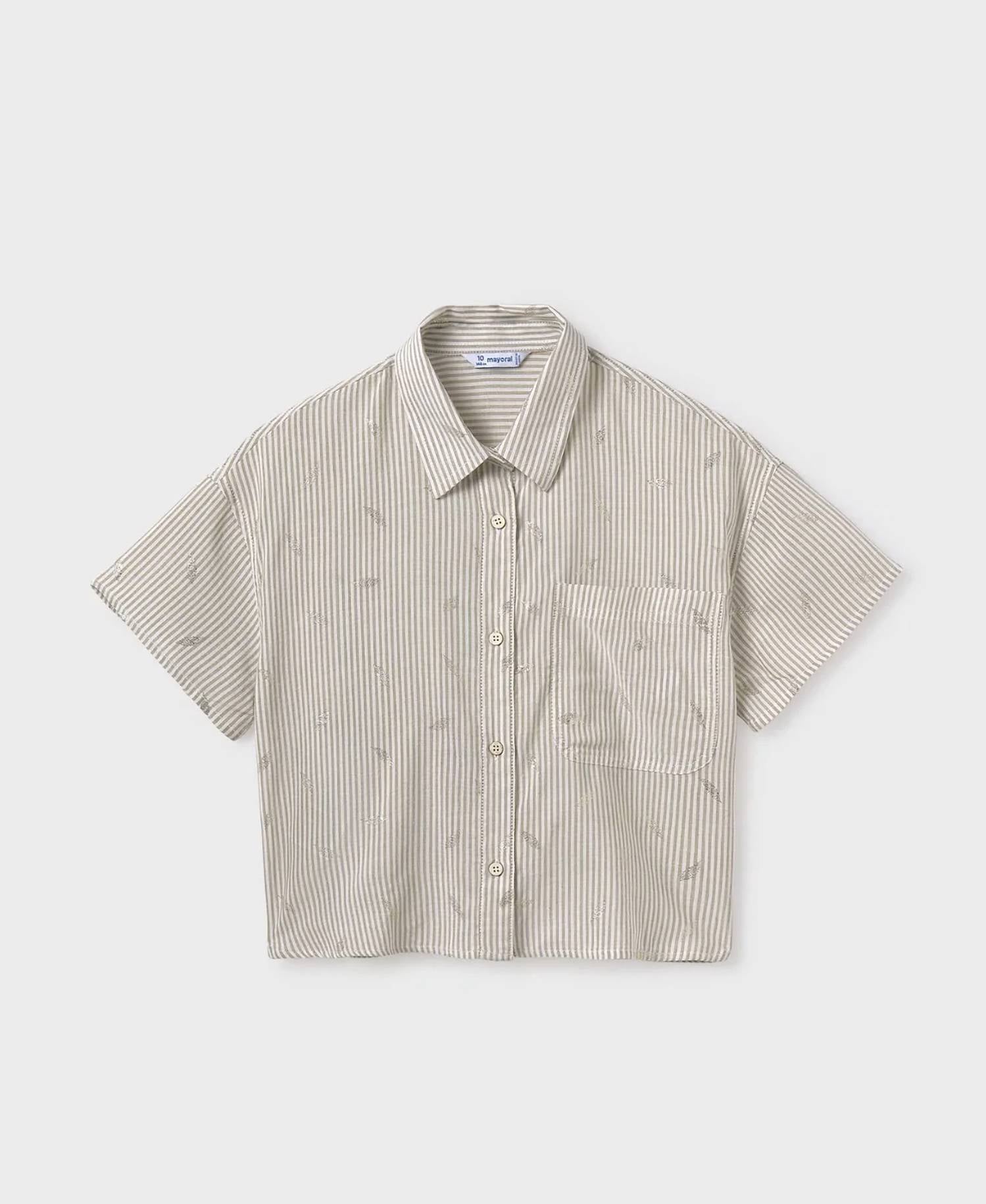 Mayoral - Kids' Striped Blouse With Top Set