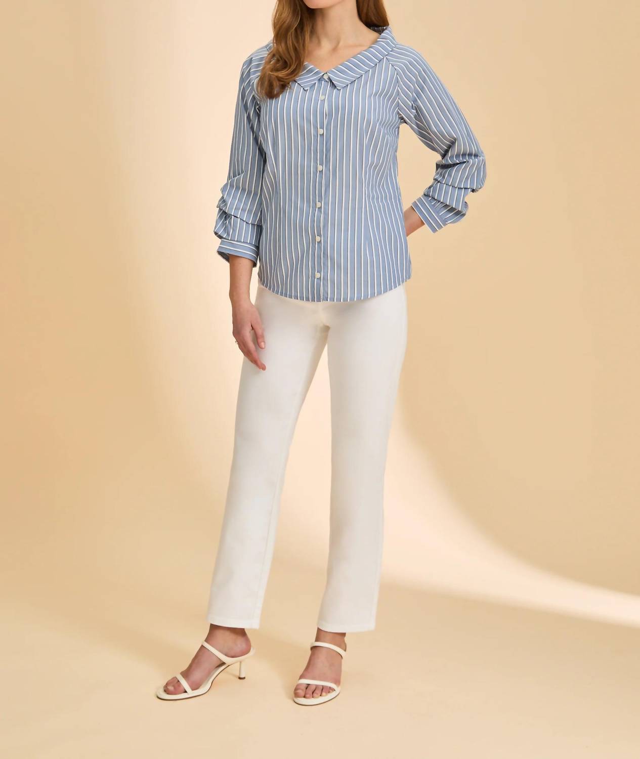 Fdj - Three Quarter Sleeve Boatneck Shirt