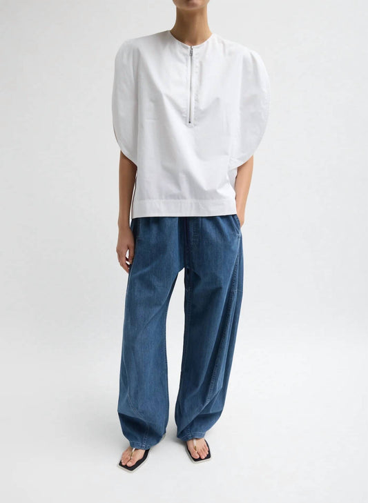 Tibi - Eco Poplin Balloon Origami Top