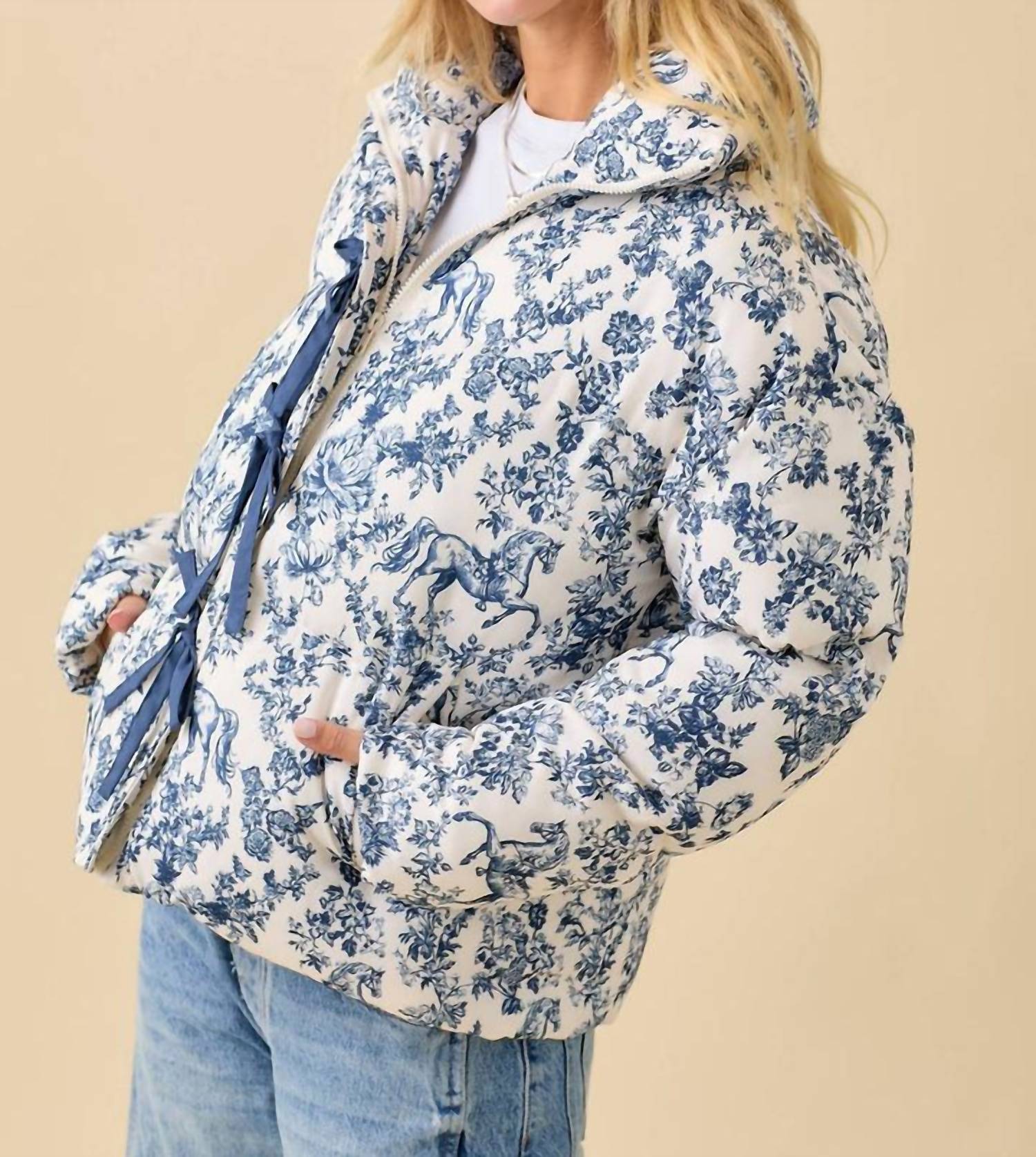 Main Strip - Paloma Horse Print Jacket