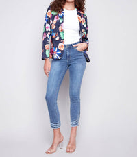 Charlie B - Printed Linen Blazer