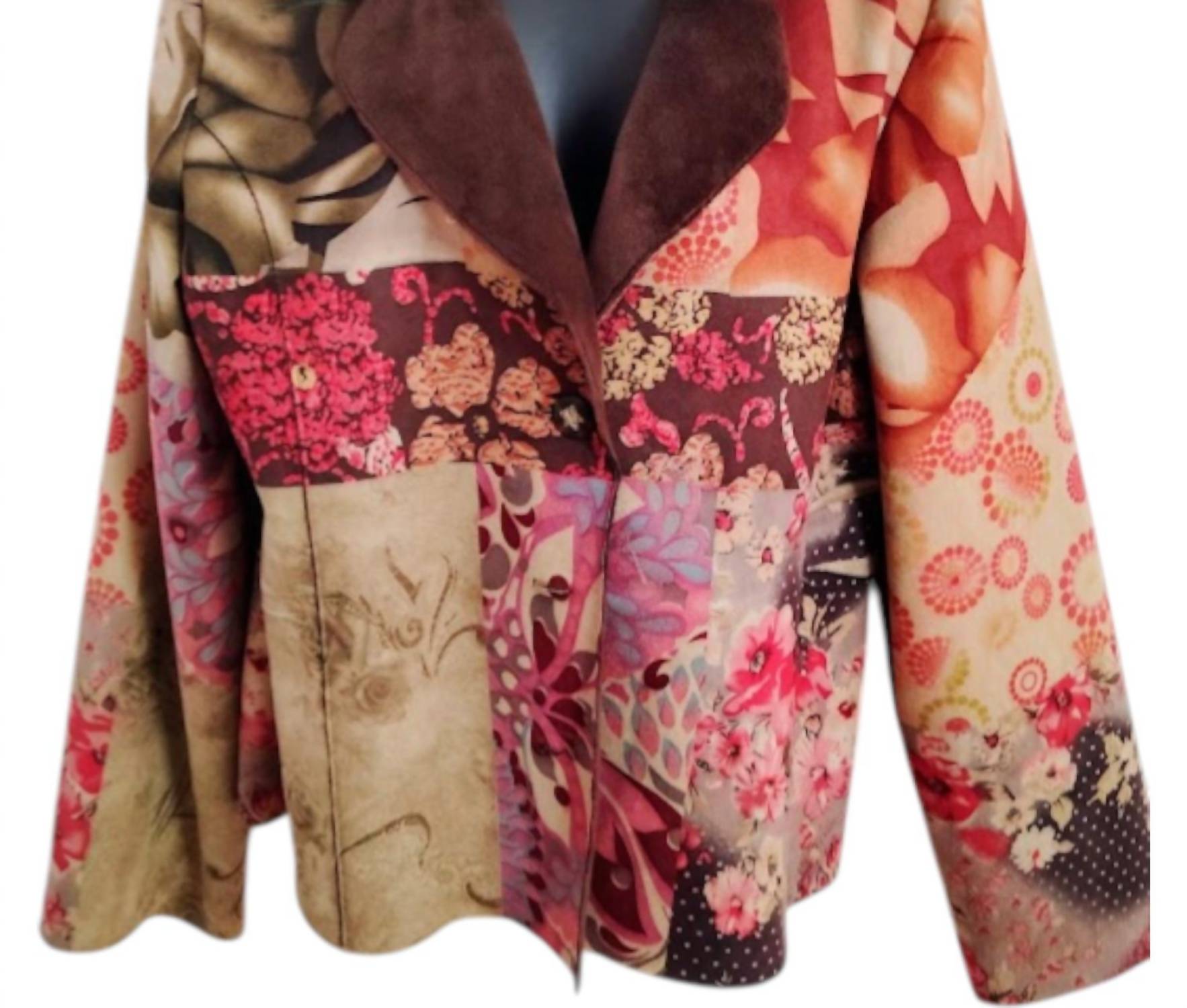 Radzoli - Women's Vintage Floral Jacket