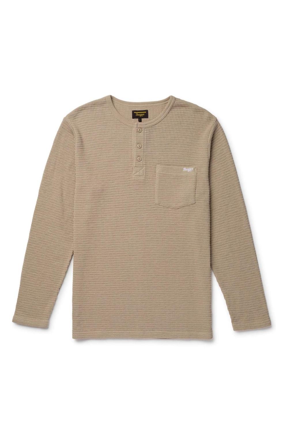 Seager Co. - Men's Sawpit Henley Thermal Top