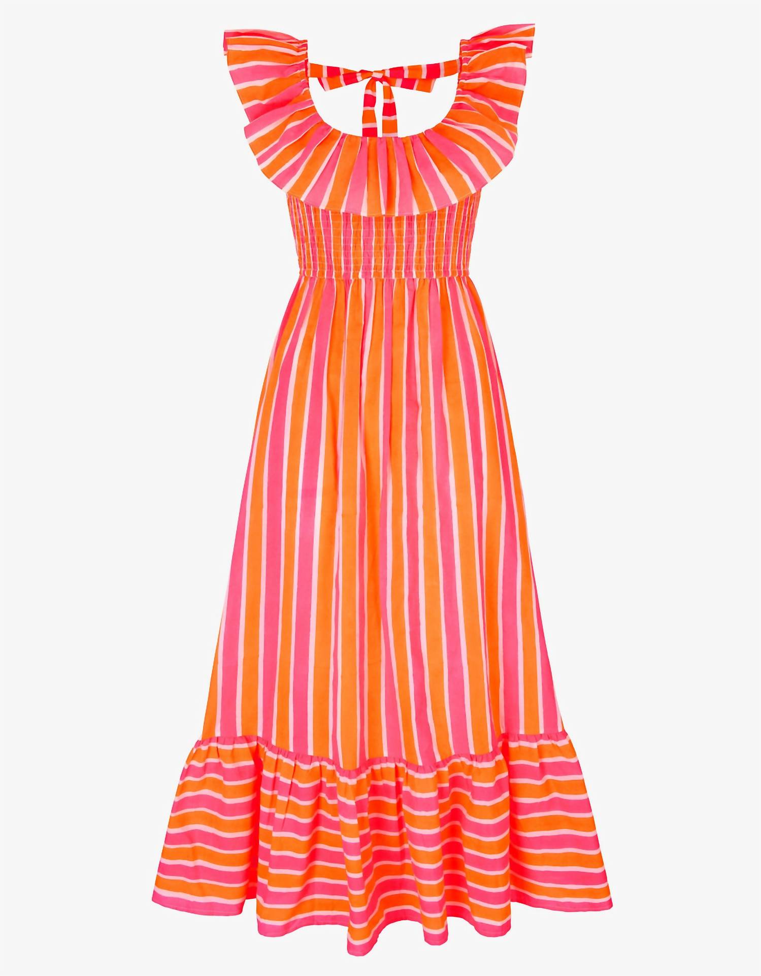 Pink City Prints - Neon Sunset Susie Midi.dress