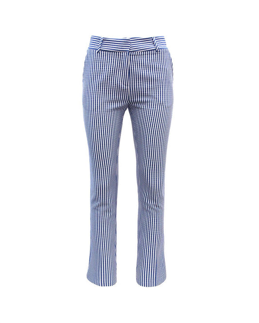 Theo The Label - Women's Thetis Striped Cropped Bootcut Pant