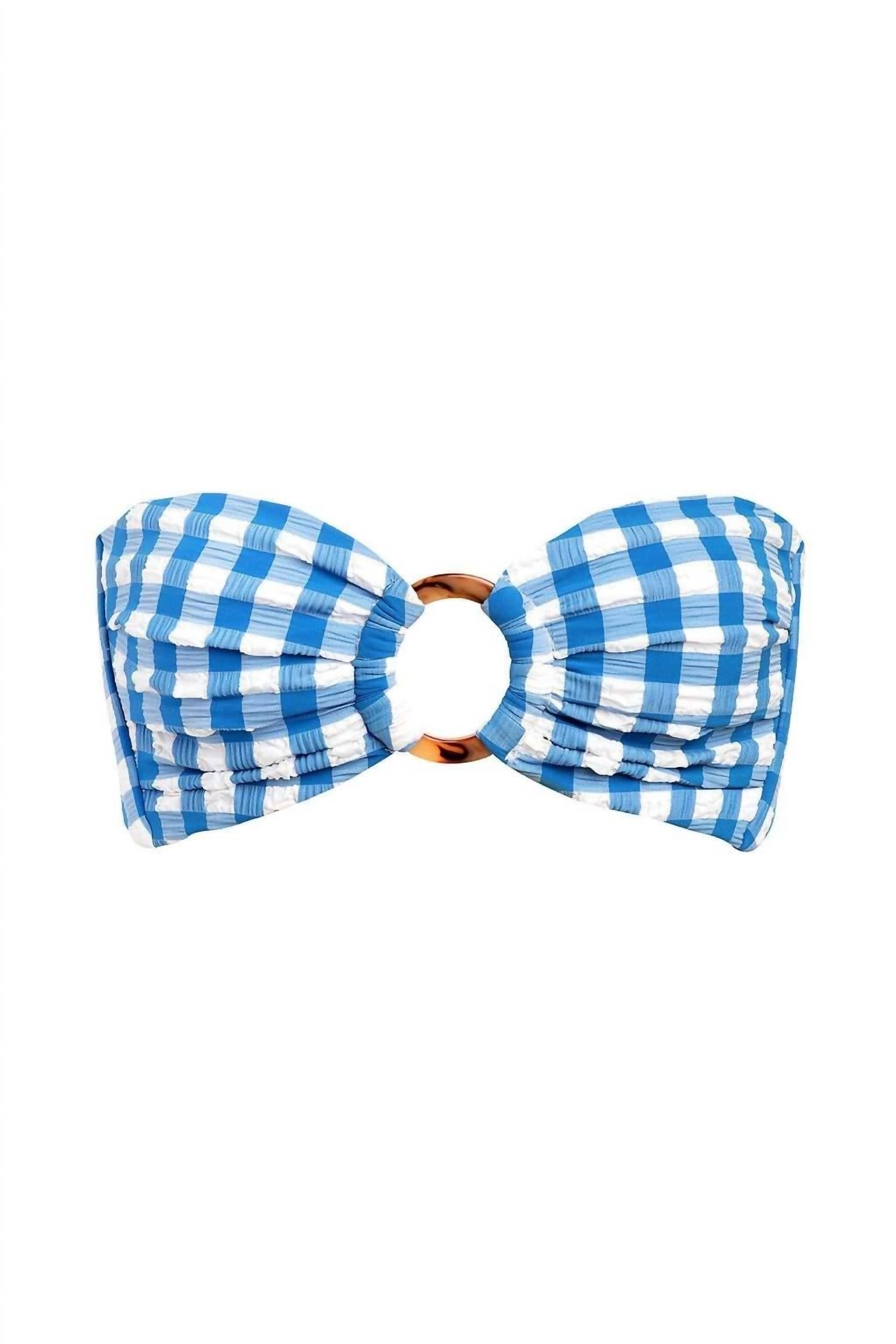 Montce - Women's Tori Ties Bandeau Bikini Top
