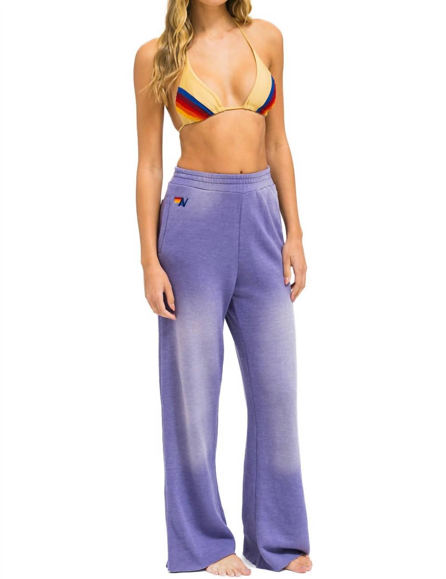 Aviator Nation - 3d Wide Leg Pocket Sweatpant