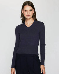 Autumn Cashmere - V Neck With High Cuffs Sweater