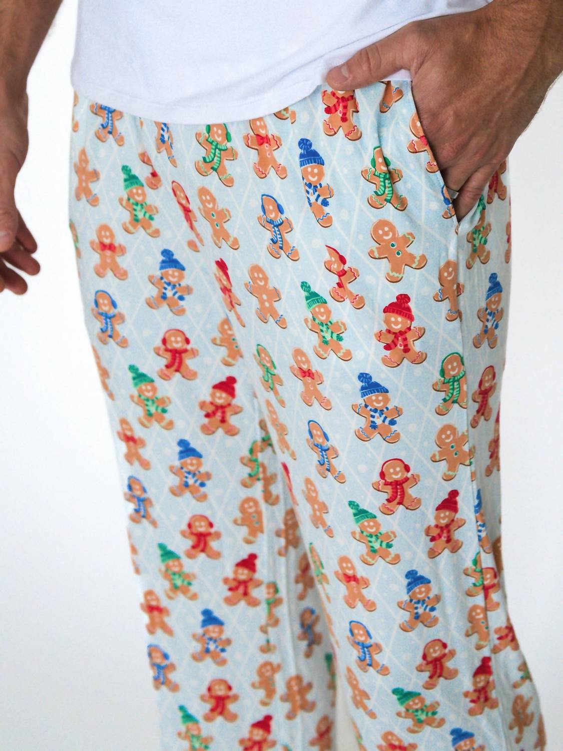 Rufflebutts - Unisex - Bamboo Gingerbread Buddies Pajama Pants