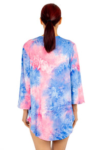 Jordan Taylor - V-NECK BELL SLEEVE TUNIC TOP