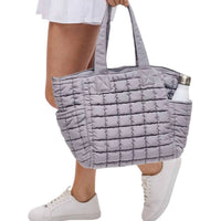 Sol And Selene - Women's Dreamer Quilted Puffer Tote Bag