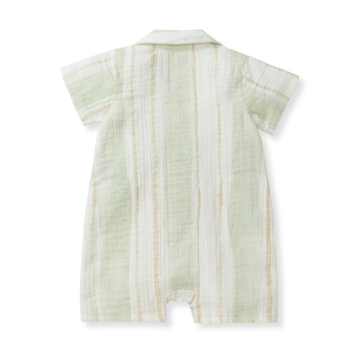 Burt'S Bees - Baby Boy's Pacific Stripe Romper