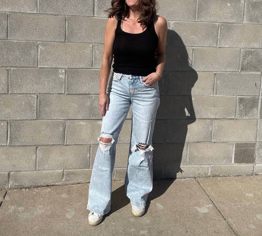 Lovervet - High Rise Wide Leg Jeans