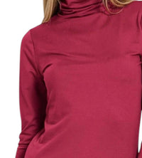 Zenana - Premium Microfiber Mock Neck Top