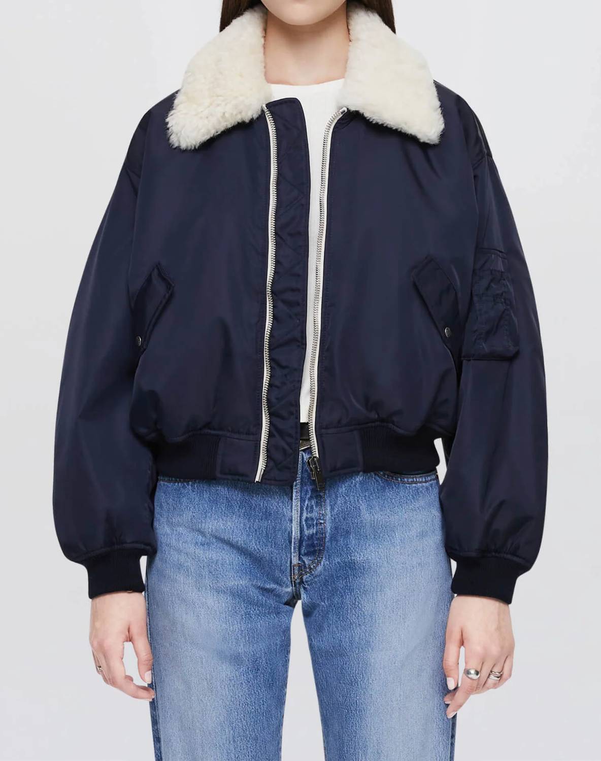 Re/Done - Shrunken Bomber Jacket