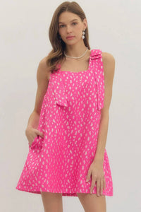 Entro - Pop Bow Strap Dress