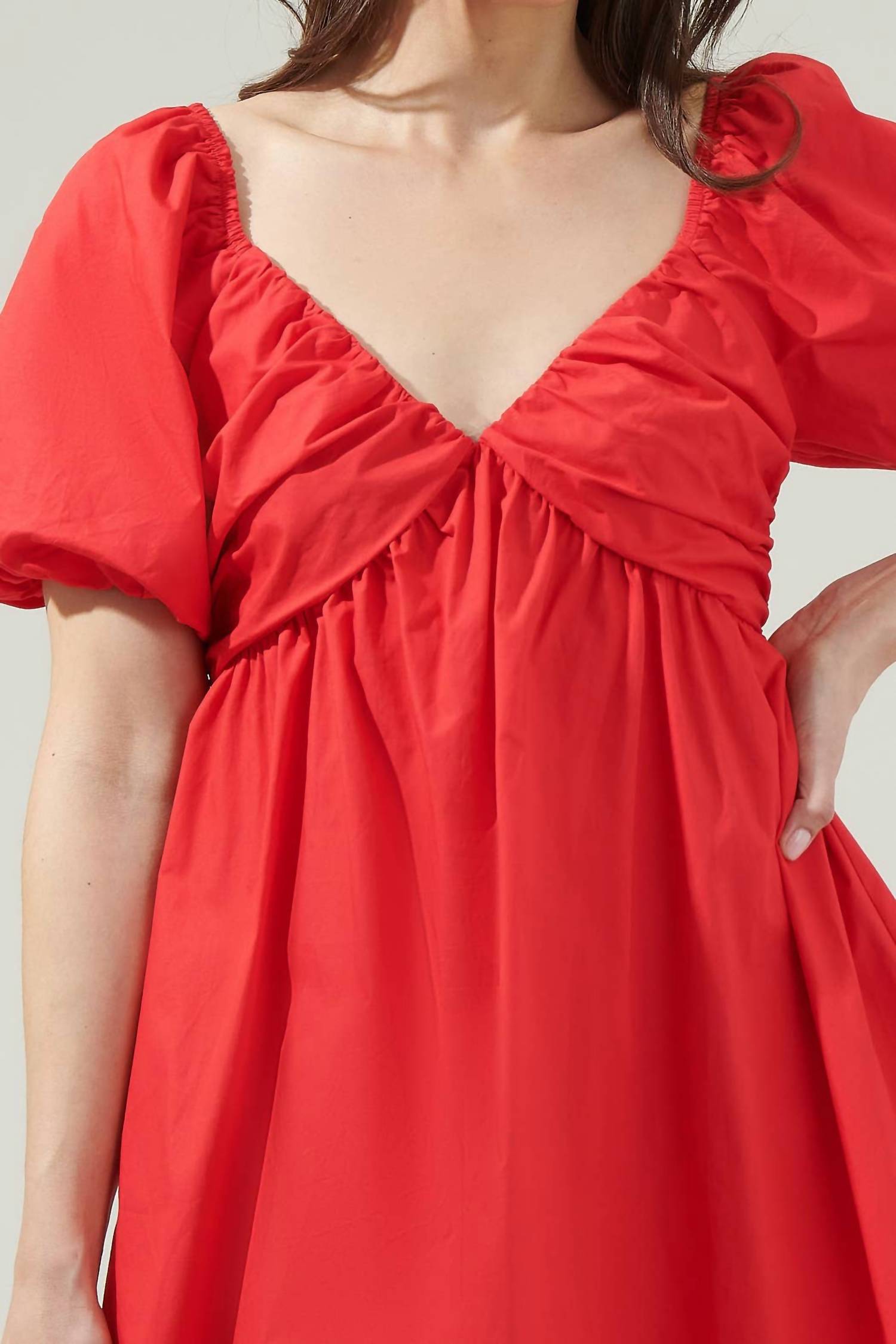 Sugarlips - Leandra Poplin Mini Dress