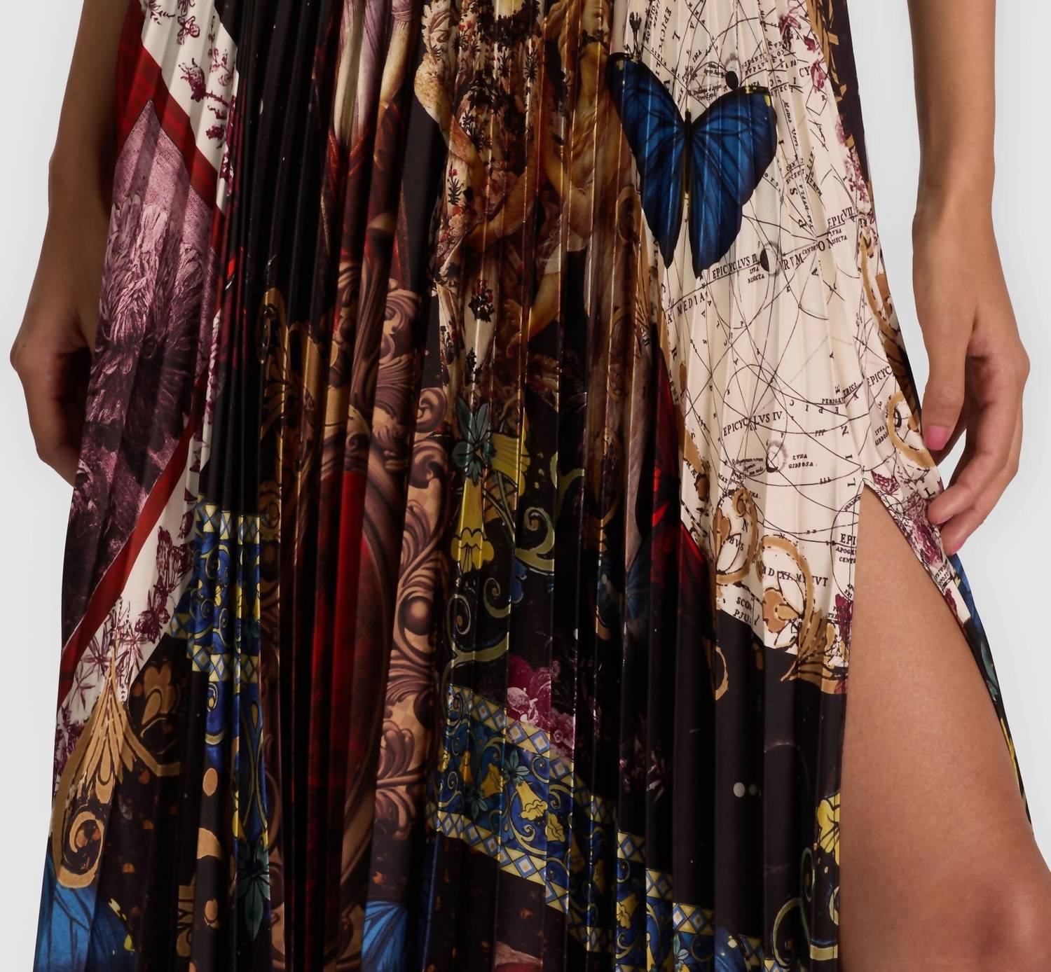Alice + Olivia - Katz Pleated Maxi Skirt