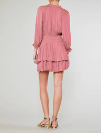 Nyland - Isabella Pleated 3/4 Sleeve Mini Dress