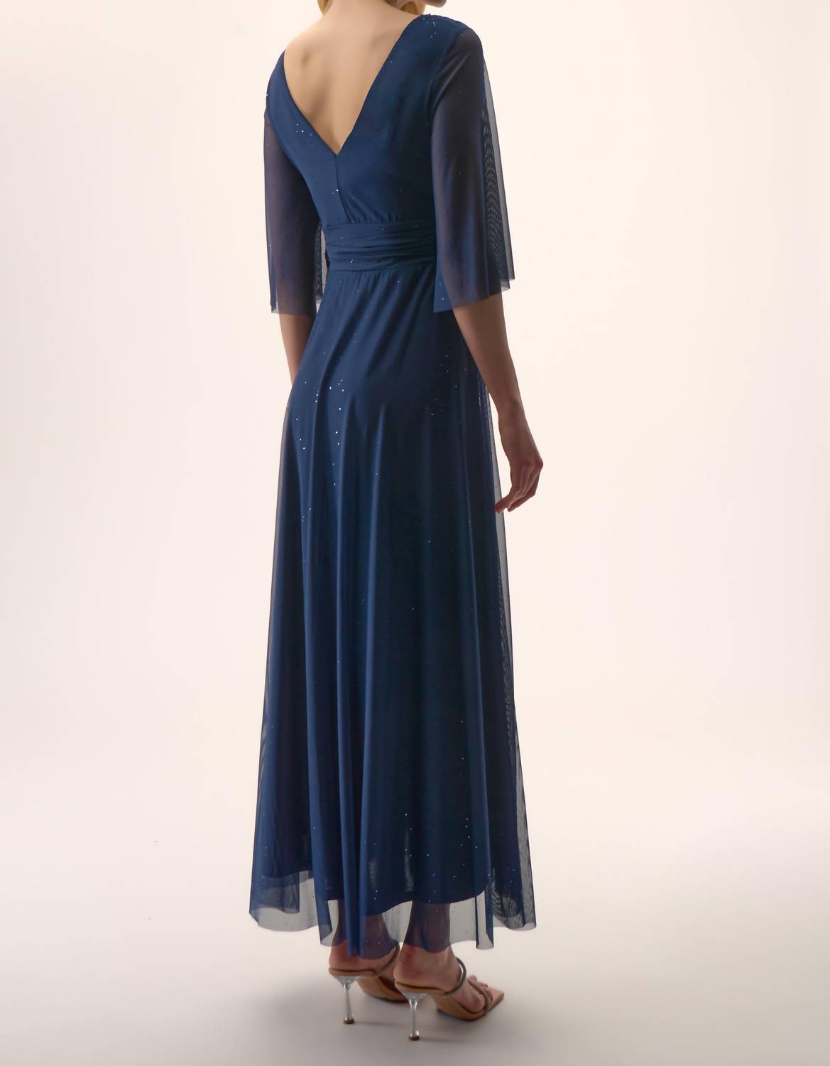 Joseph Ribkoff - Sparkle Mesh A-line Gown