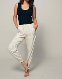 Lna - Deep U Ribbed Tank Top