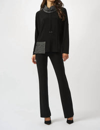 Joseph Ribkoff - Silky Knit Long Sleeve Boxy Top
