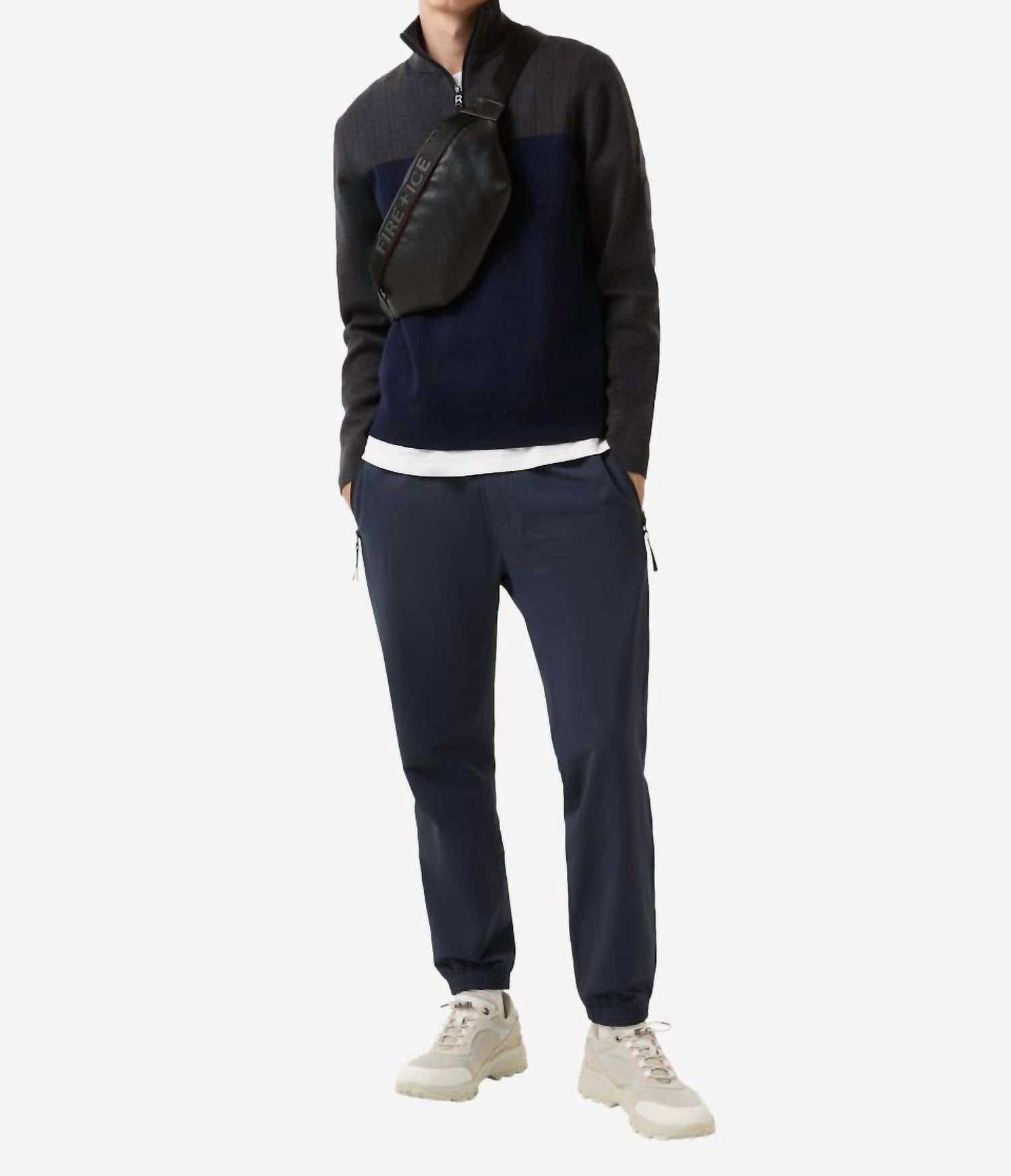 Bogner Fire + Ice Andrian 2 Sweater in grey blue - men's sweater