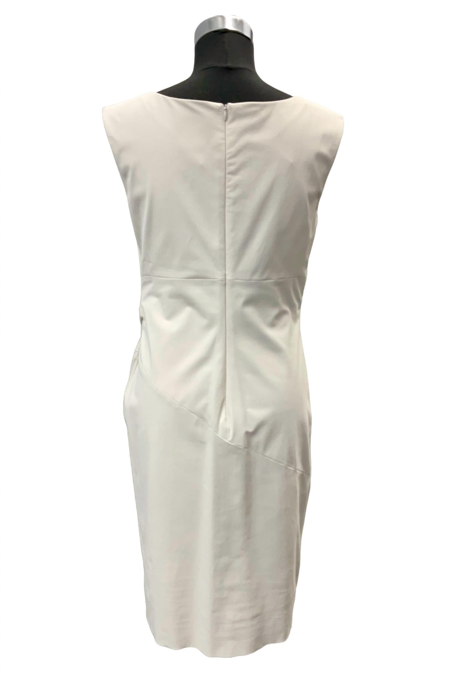Nvsco - SLEEVELESS RUCHED COTTON STRETCH DRESS