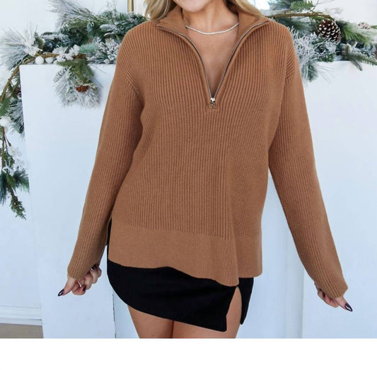 2.7 August Apparel - Weekday Wonder Long Sleeve Sweater